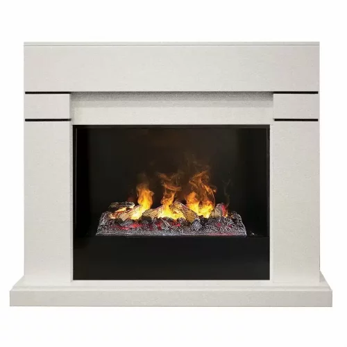 Каминокомплект RealFlame Lindelse 26 WT 3D Cassette 630 + Black вставка