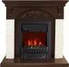 Каминокомплект Royal Flame Bern мелкий сланец белый с очагом Aspen Black