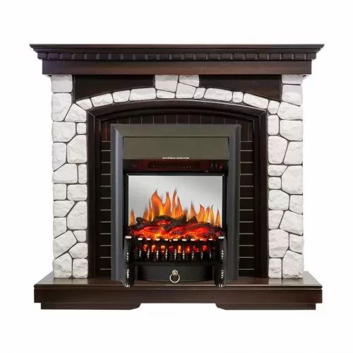 Каминокомплект Royal Flame Glasgow с очагом Fobos FX M Black