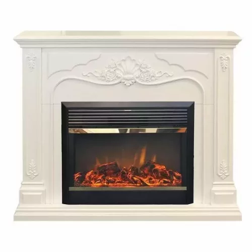 Каминокомплект RealFlame Victoria 26 WT с очагом MoonBlaze LUX Brass