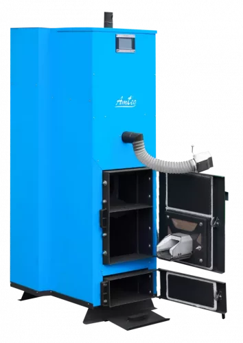 Напольный твердотопливный котел Amteo АC15 Compact
