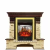 Каминокомплект Royal Flame Pierre Luxe сланец с очагом Fobos FX M Brass