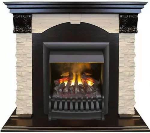 Каминокомплект RealFlame Dublin LUX STD/EUG DN с очагом 3D Oregan