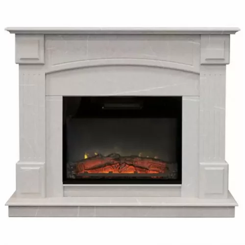 Каминокомплект RealFlame Carolina 25.5/24 WT F714 с очагом Kendal 24