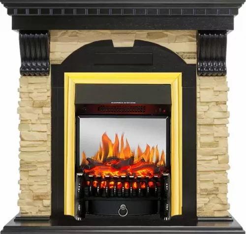 Каминокомплект Royal Flame Dublin с очагом Fobos FX M Brass