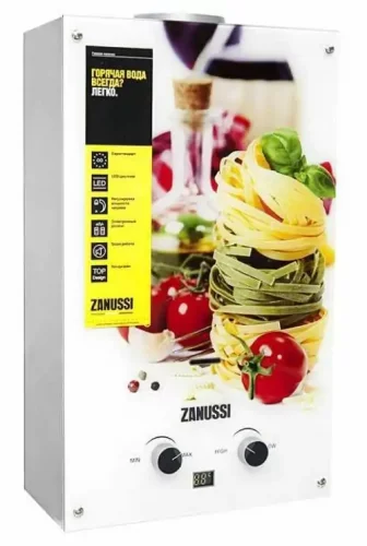 Газовый проточный водонагреватель Zanussi GWH 10 Fonte Glass La Spezia