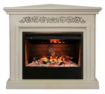 Каминокомплект RealFlame Leticia Corner с очагом 3D Helios 26