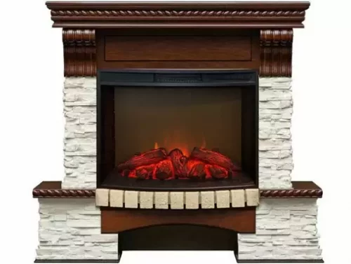Каминокомплект RealFlame Kingstone 25 с очагом Evrika 25,5 LED