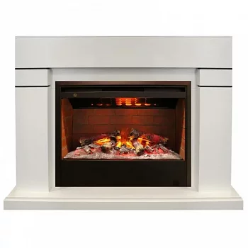 Каминокомплект RealFlame Lindelse 26 WT с очагом 3D Helios 26