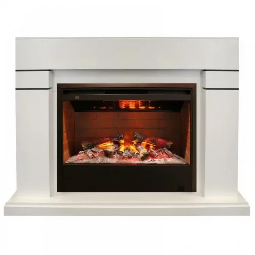 Каминокомплект RealFlame Lindelse 26 WT с очагом 3D Helios 26