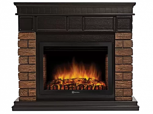 Каминокомплект Electrolux Bricks Wood 25 с очагом EFP/P-2520L