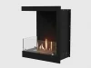 Встроенный биокамин Lux Fire Угловой 555 М