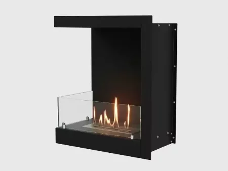 Встроенный биокамин Lux Fire Угловой 555 М