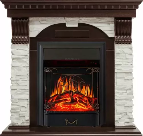 Каминокомплект Royal Flame Dublin угловой с очагом Majestic FX Black