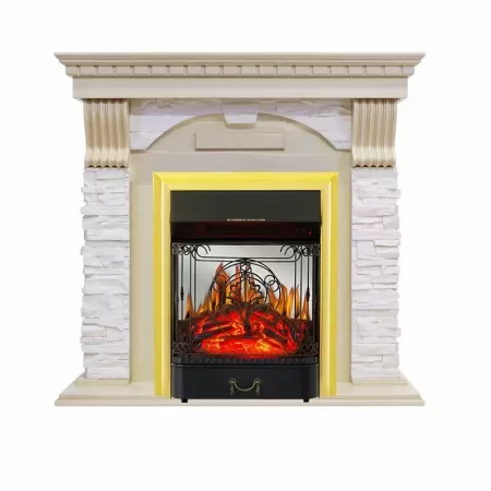 Каминокомплект Royal Flame Dublin с очагом Majestic FX M Brass