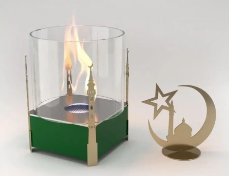 Настольный биокамин Lux Fire Мечеть М