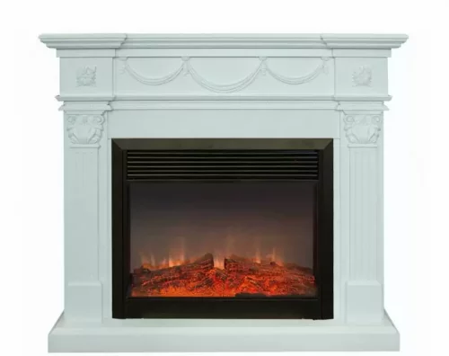 Каминокомплект RealFlame Casablanca 25,5/26 WT с очагом Moonblaze Deluxe
