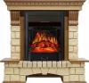 Каминокомплект Royal Flame Pierre Luxe шампань с очагом Majestic FX Black