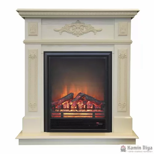 Каминокомплект RealFlame Lilian STD/EUG WT с очагом Eugene