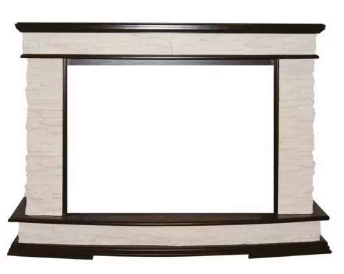 Портал Interflame Памир сланец коньячный дуб под очаг Panoramic 33W LED FX