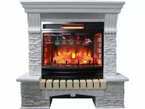 Каминокомплект Interflame Exter Slanec под очаг Panoramic 08 25 LED FX