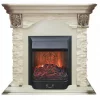 Каминокомплект RealFlame Dublin LUX STD/EUG WT с очагом Majestic s Lux Black/Brass