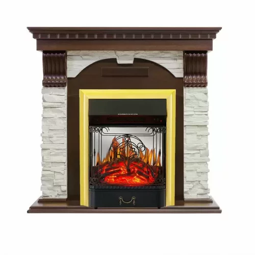 Каминокомплект Royal Flame Dublin с очагом Majestic FX M Brass