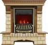 Каминокомплект Royal Flame Pierre Luxe шампань с очагом Aspen Brass