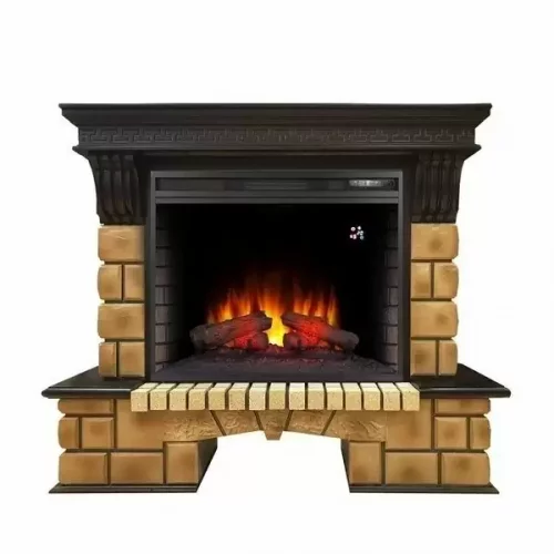 Каминокомплект RealFlame Stone Brick 26 с очагом Epsilon 26 S IR