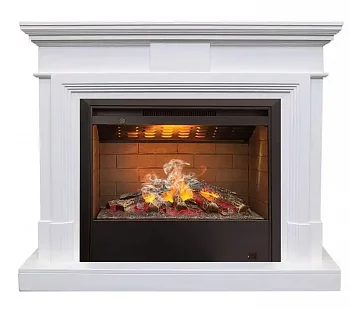 Каминокомплект RealFlame Marco 26 WT с очагом 3D Helios 26