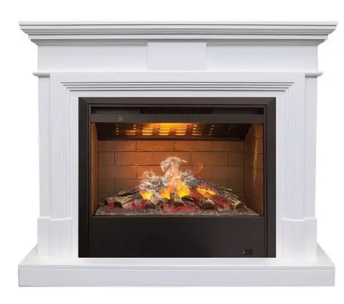 Каминокомплект RealFlame Marco 26 WT с очагом 3D Helios 26