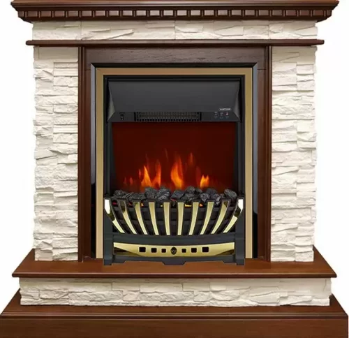 Каминокомплект Royal Flame Calgary с очагом Aspen Brass