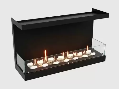 Встроенный биокамин Lux Fire Фронтальный 1100 M ВБКФ-1100М