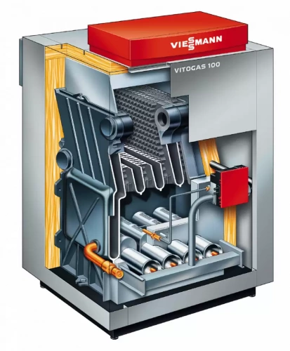 Напольный газовый котел Viessmann Vitogas 100-F GS1D884 60 кВт