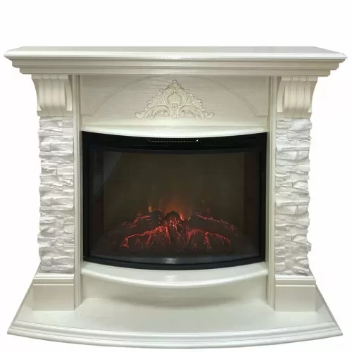 Каминокомплект RealFlame Athena 25/25,5 WT с очагом Sparta 25,5 LED