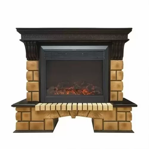 Каминокомплект RealFlame Stone Brick 26 с очагом Moonblaze Deluxe