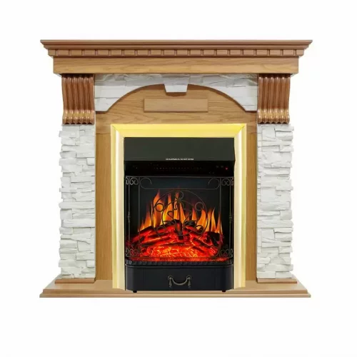 Каминокомплект Royal Flame Dublin с очагом Majestic FX Brass