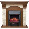 Каминокомплект RealFlame Dublin LUX  STD/EUG AO с очагом Fobos s Lux Black/Brass