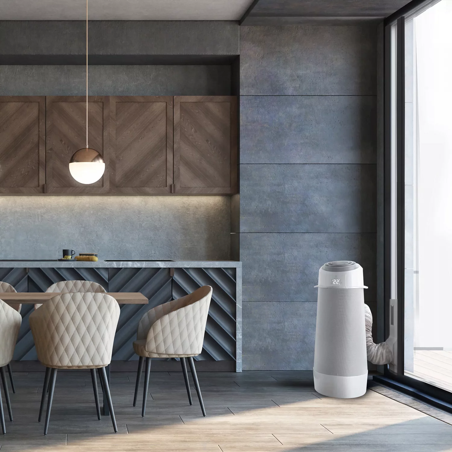 Мобильный кондиционер Electrolux EACM-10 FP/N6 Air Flower