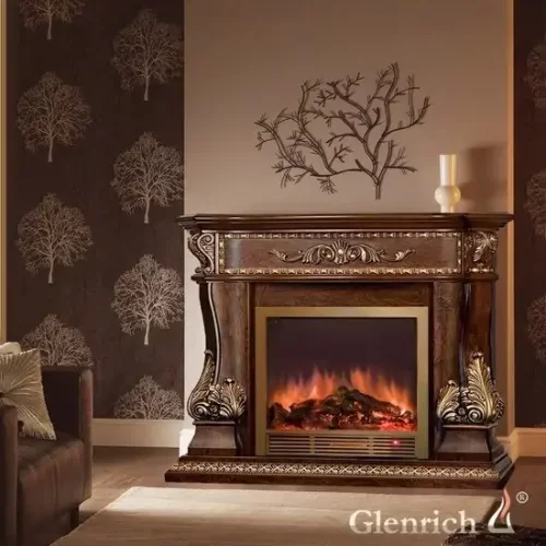 Каминокомплект Glenrich Палас Sharm 33 Brass