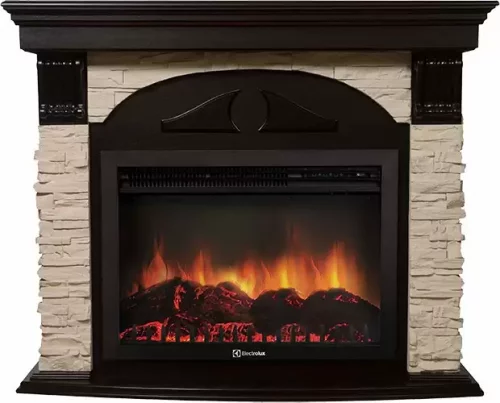 Каминокомплект угловой Electrolux Torre 30 U с очагом EFP/P-3020LS