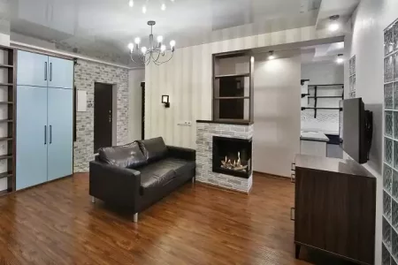 Встроенный биокамин Lux Fire Угловой 755 М