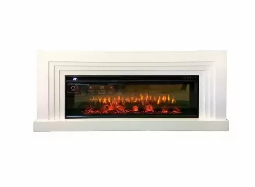 Каминокомплект Interflame Сильвер с очагом FreeSpace 50 LED FX QZ