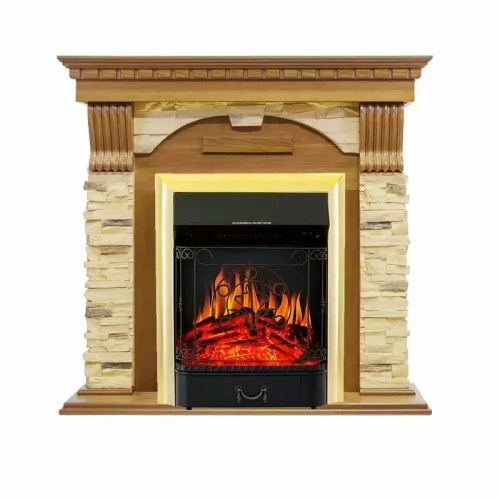 Каминокомплект Royal Flame Dublin с очагом Majestic FX Brass