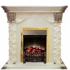 Каминокомплект RealFlame Dublin LUX  STD/EUG WT с очагом Fobos s Lux Black/Brass