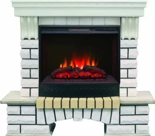 Каминокомплект RealFlame Country 25/25,5 WT с очагом Sparta 25,5 LED