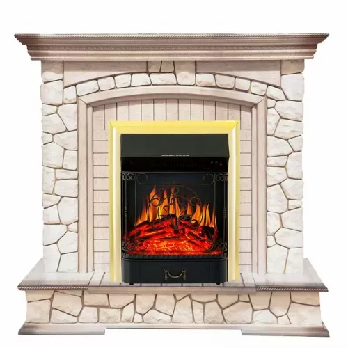 Каминокомплект Royal Flame Preston с очагом Majestic FX Brass