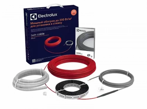 Комплект теплого пола Electrolux ETC 2-17-100 Twin Cable