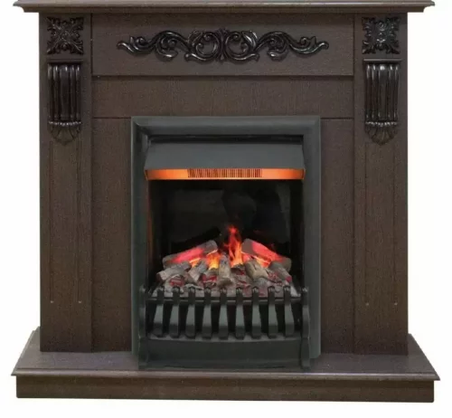 Каминокомплект RealFlame Dominica STD/EUG DN с очагом 3D Oregan