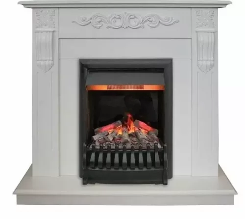 Каминокомплект RealFlame Dominica STD/EUG WT с очагом 3D Oregan